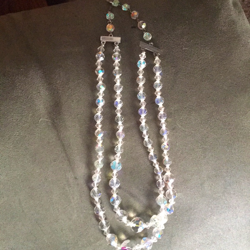 Vintage Czech glass necklace